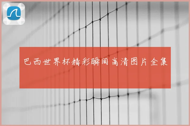 巴西世界杯精彩瞬间高清图片全集