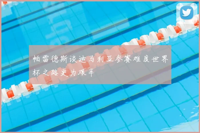 帕雷德斯谈迪马利亚参赛难度世界杯之路更为艰辛