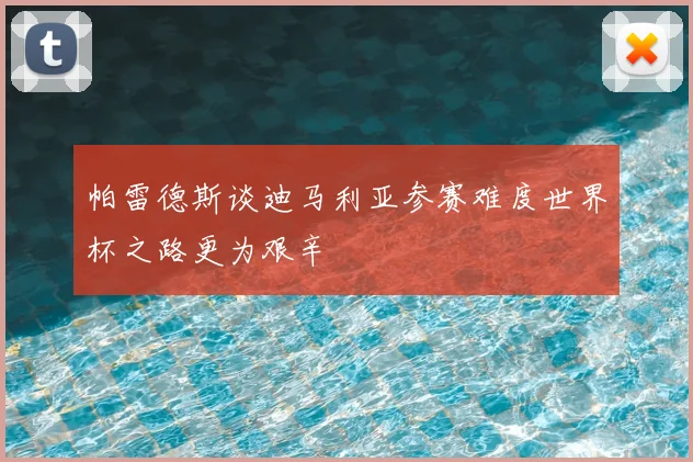 帕雷德斯谈迪马利亚参赛难度世界杯之路更为艰辛